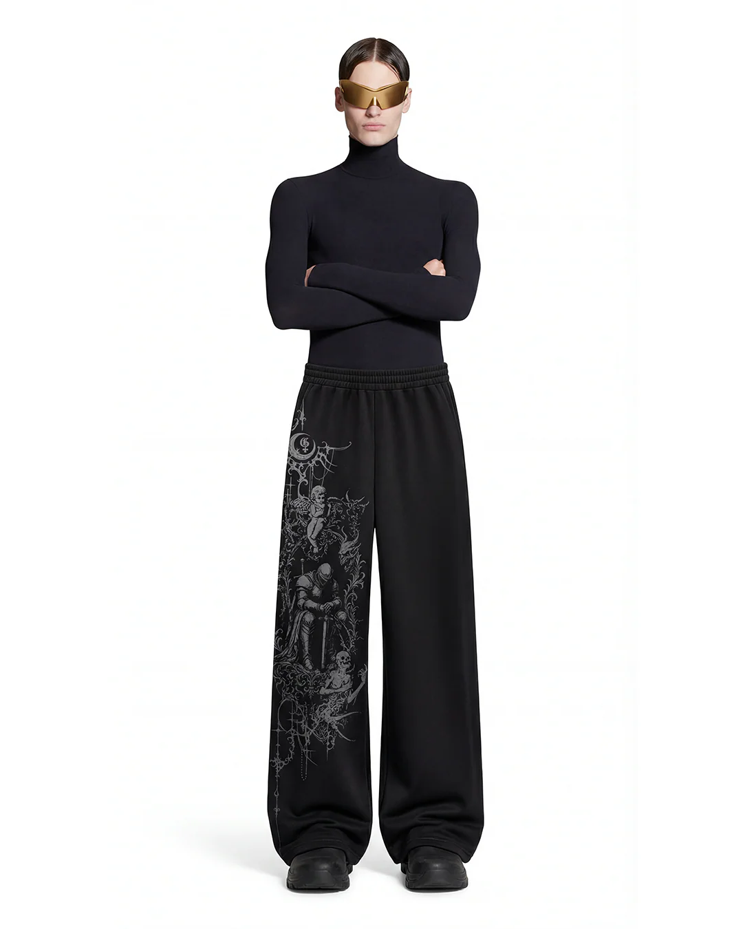 Wraeth Unisex Straight Fit Baggy Pants - Image 2